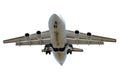 Privat jet plane isolated on a white background Royalty Free Stock Photo