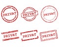 Privat stamps