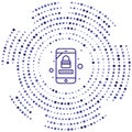 private account vector icon. private account editable stroke. private account linear symbol for use on web and mobile apps, logo,