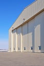 Private aircraft hanger Royalty Free Stock Photo