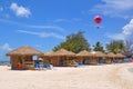 Private beach cabana