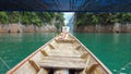 Private boat trip on lagoon in Thailand Royalty Free Stock Photo