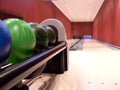 Private Bowling Alley Royalty Free Stock Photo