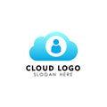 private cloud tech icon design. cloud vector element