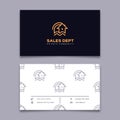 Private Community business card. House icon, Home logo, Construction and real estate