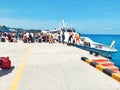 Private cruise transport system mainly used by tourist for Port Blair, Neil Islands, Havelock. Royalty Free Stock Photo