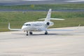 Private Dassault Falcon 2000S taxiing in Istanbul Ataturk Airport