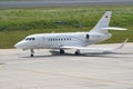 Private Dassault Falcon 2000S taxiing in Istanbul Ataturk Airport