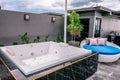 Private guest house including Jacuzzi and hot tub is ready with shinny sink tap very luxury