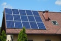 Private home photovoltaic panels