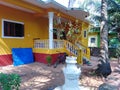 Private house in Mandrem, Goa, India Royalty Free Stock Photo
