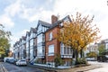 Private house in Richmond suburb of London in autumn