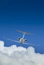 Private Jet inflight Royalty Free Stock Photo