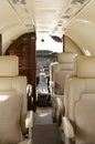 Private Jet Interior Royalty Free Stock Photo