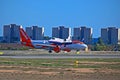 Private Jet Landing Near Easyjet At Alicante Airport Royalty Free Stock Photo