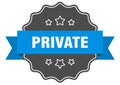 private label. private isolated seal. sticker. sign