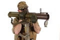 Private Military Contractor with RPG rocket launcher Royalty Free Stock Photo