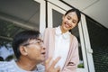 Happy nurse and her patient Royalty Free Stock Photo