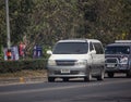 Private Old Toyota Granvia Van Car Royalty Free Stock Photo