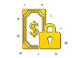 Private payment icon. Dollar sign. Vector