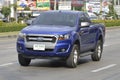 Private Pickup car, Ford Ranger blue