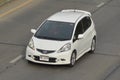 Private Pickup car Honda Jazz. Royalty Free Stock Photo