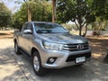 Private Pickup car, Toyota Hilux Revo. Royalty Free Stock Photo