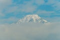 Private Plane Passes Mt. Baldy