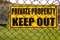 Private property Royalty Free Stock Photo