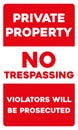 Private property sgn