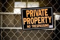 Private Property Sign