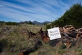 Private property sign Royalty Free Stock Photo