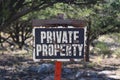 Private Property Sign