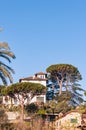 Private residence on Arcidosso seacoast, Toscany, Italy, sunny morning