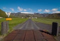 Private road to Vagnsstadir guesthouse landscape photo