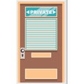 Private room icon vector closed office door