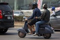 Private Scooter Motorcycle, Old Vespa