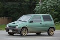 Private Small city car, Daihatsu Mira. Royalty Free Stock Photo