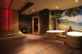 Private spa room Royalty Free Stock Photo