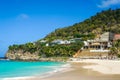 Private villas at Flamands Beach on the island of Saint Barthelemy Royalty Free Stock Photo