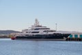 Private yacht Horizons III in port of Reykjavik