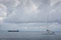 Private yacht on the waters of Zakynthos Bay