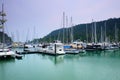 Private yatch at Pulau Rebak Langkawi Royalty Free Stock Photo