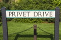 Privet Drive Street Sign Royalty Free Stock Photo