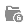 Privet folder vector icon Royalty Free Stock Photo