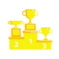 Prize award icon set