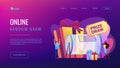 Prize draw concept landing page.