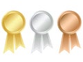 Prize medals Royalty Free Stock Photo