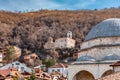 The Church of the Holy Saviour is a Serbian Orthodox church located in Prizren, Kosovo Royalty Free Stock Photo