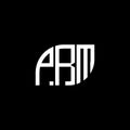 PRM letter logo design on black background.PRM creative initials letter logo concept.PRM vector letter design Royalty Free Stock Photo